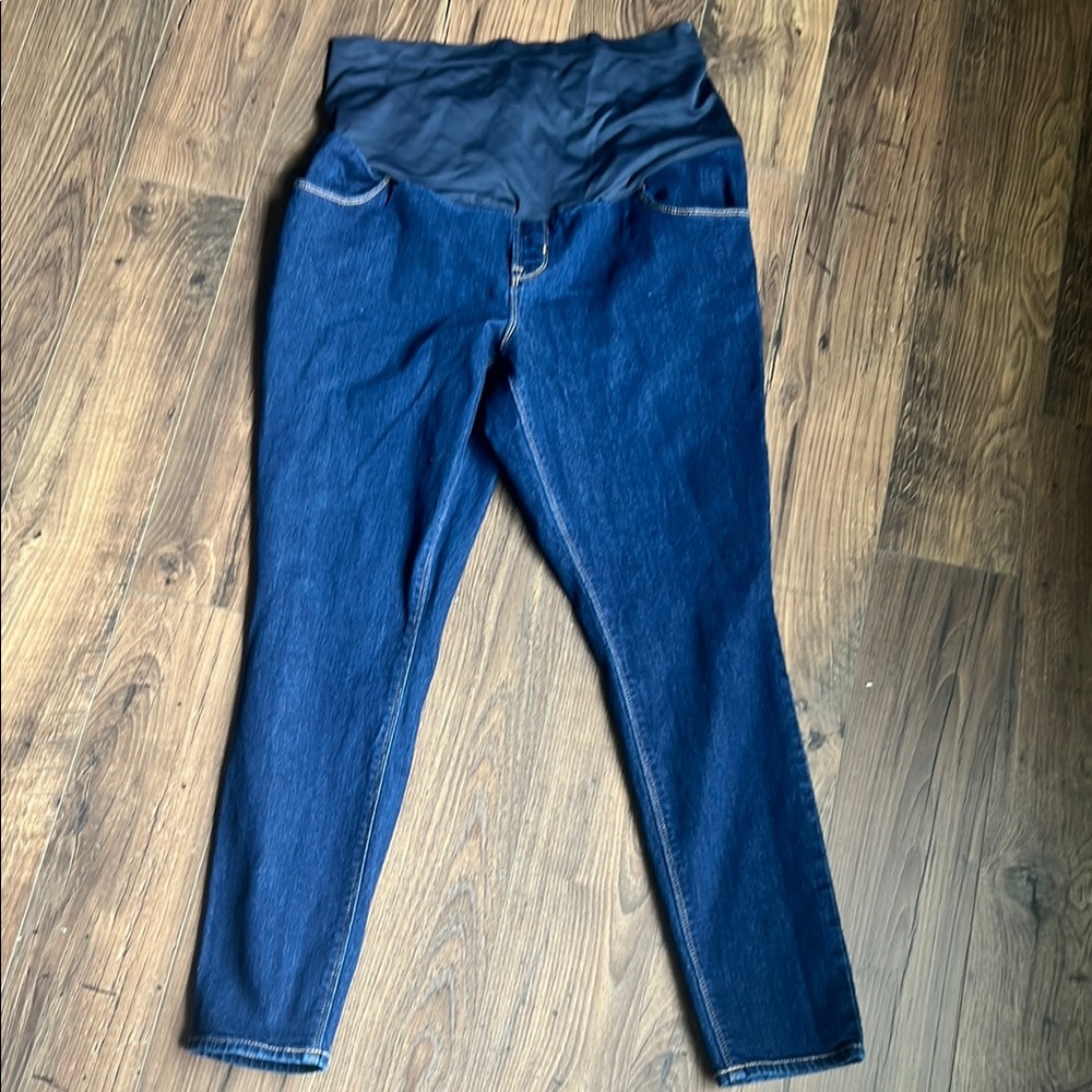 Old Navy Maternity Jeggings Size 16 Skinny momcore comfy casual minimalist